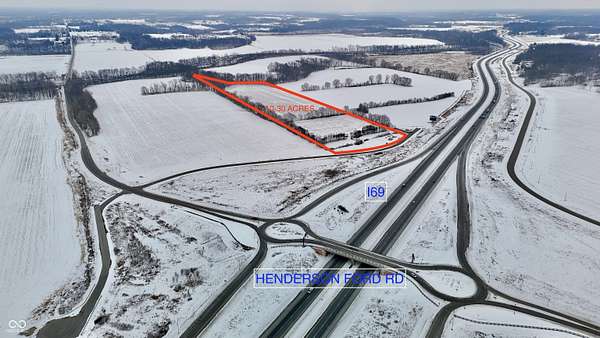 29.9 Acres of Land for Sale in Martinsville, Indiana