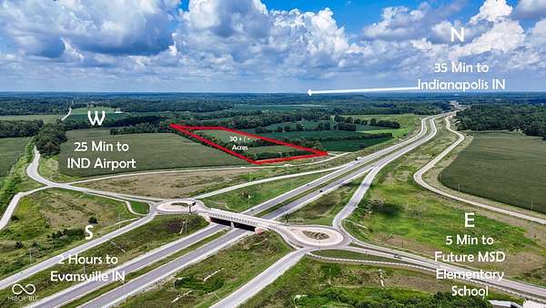 29.9 Acres of Land for Sale in Martinsville, Indiana