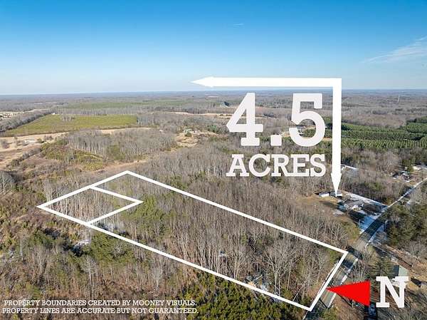 4.5 Acres of Land for Sale in Pamplin City, Virginia
