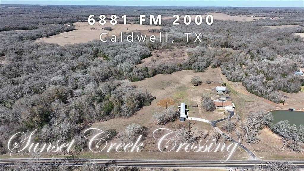 23 Acres of Land with Home for Sale in Caldwell, Texas