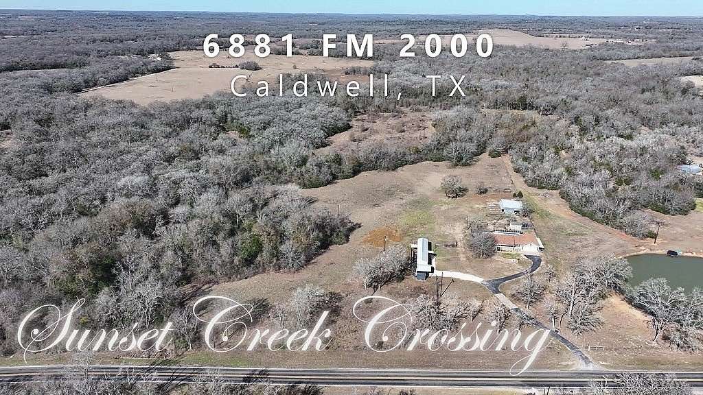 23 Acres of Land with Home for Sale in Caldwell, Texas