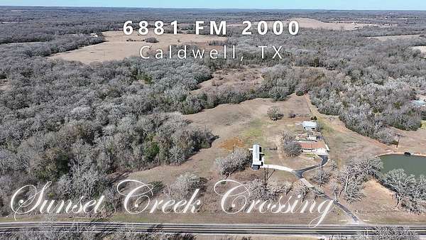23 Acres of Land with Home for Sale in Caldwell, Texas