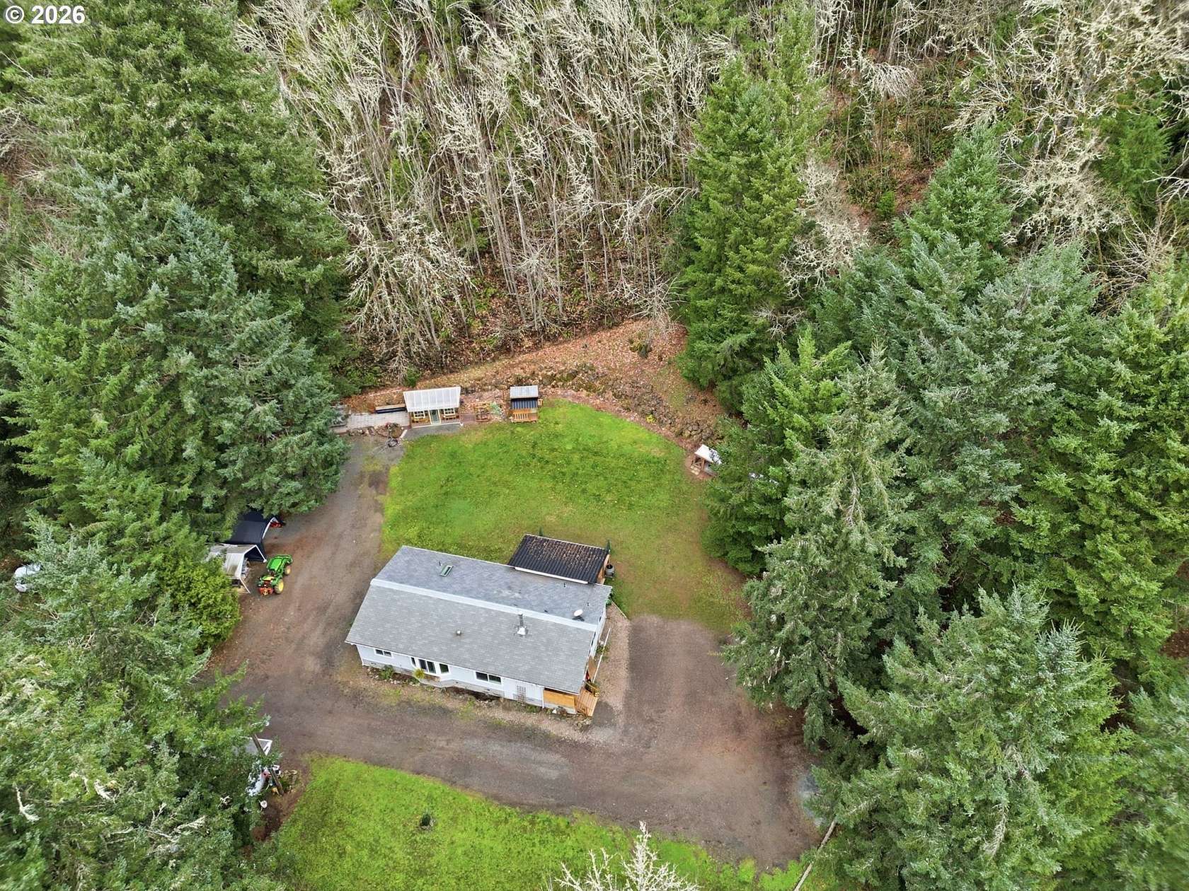8.84 Acres of Land with Home for Sale in Cottage Grove, Oregon