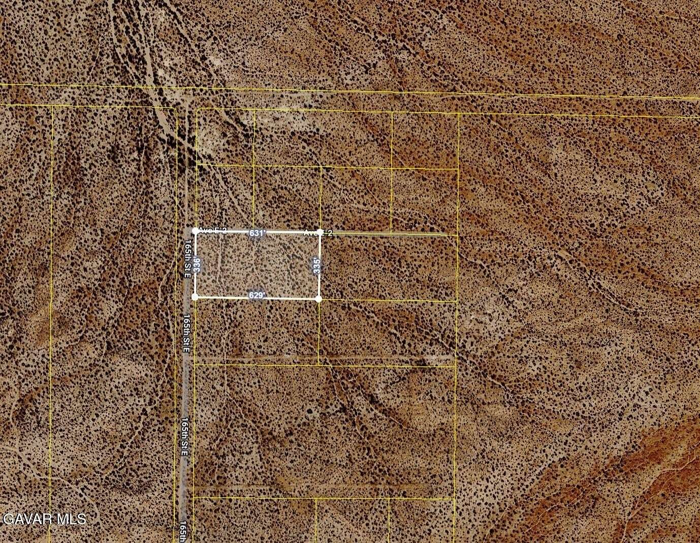 4.85 Acres of Residential Land for Sale in Lancaster, California