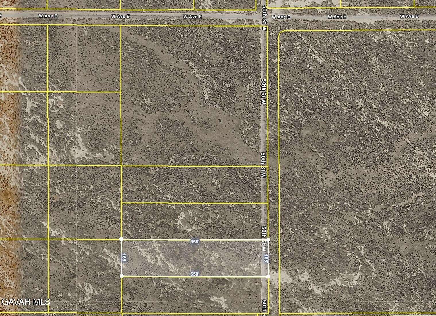 2.49 Acres of Commercial Land for Sale in Lancaster, California