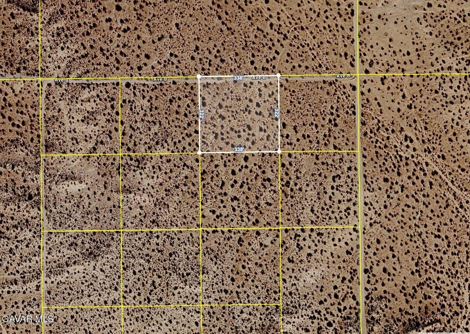 2.5 Acres of Residential Land for Sale in Lancaster, California