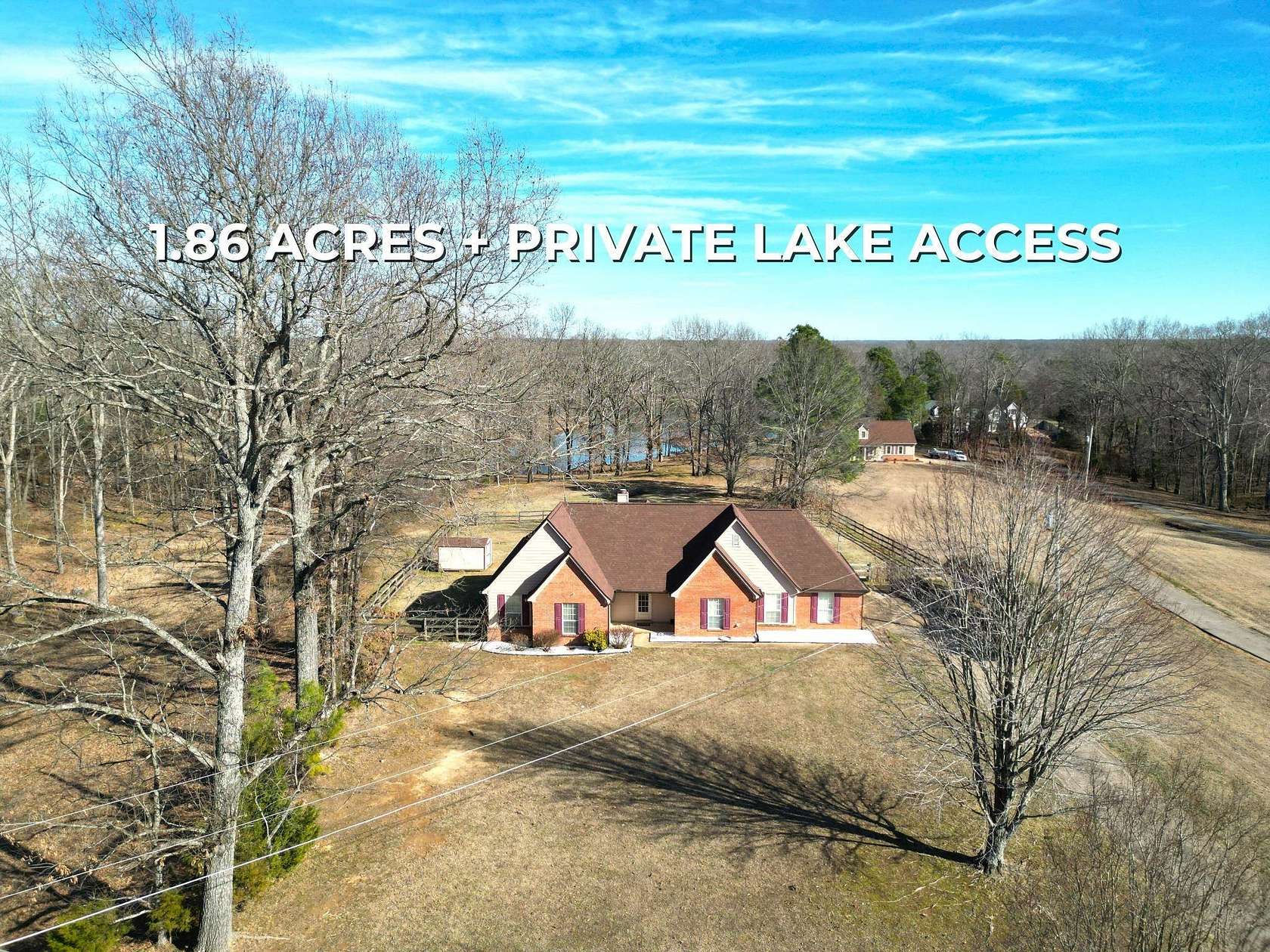 1.86 Acres of Land with Home for Sale in Somerville, Tennessee