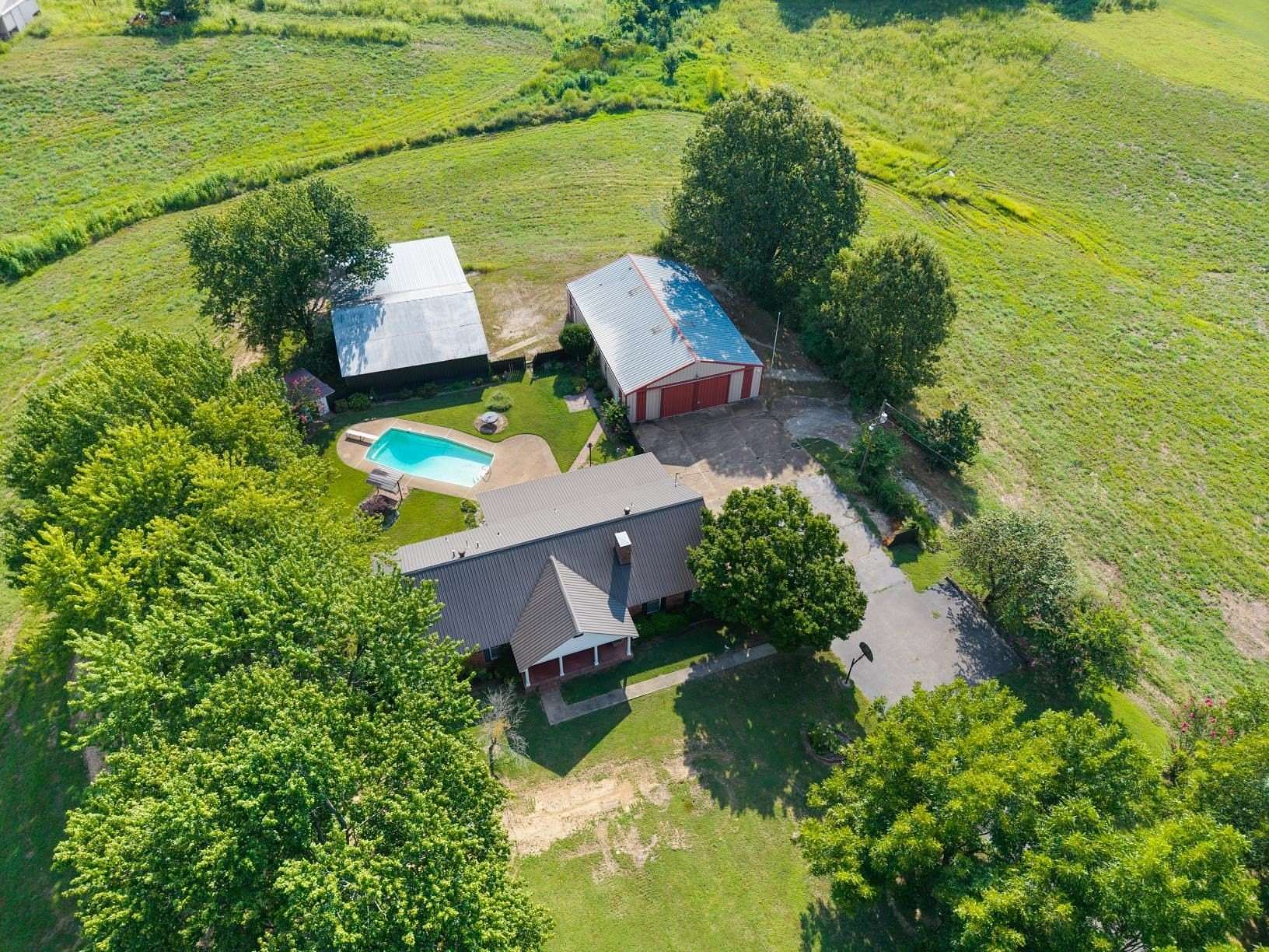 5 Acres of Land with Home for Sale in Brighton, Tennessee