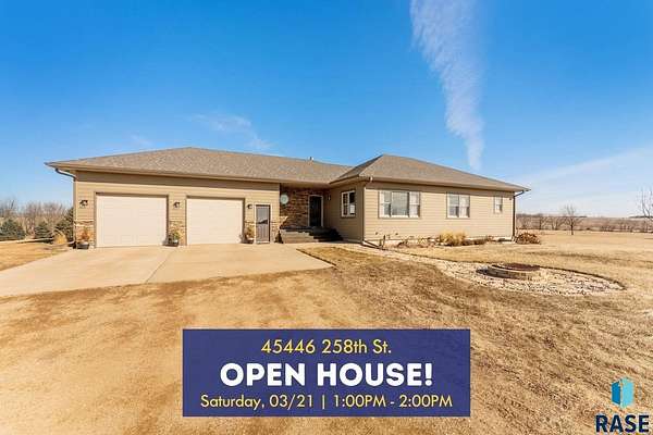 15.1 Acres of Land with Home for Sale in Montrose, South Dakota