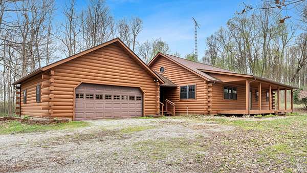 5.66 Acres of Land with Home for Sale in Bedford, Indiana