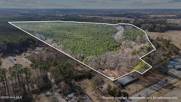 58.6 Acres of Recreational & Residential Land for Sale in Grimesland, North Carolina