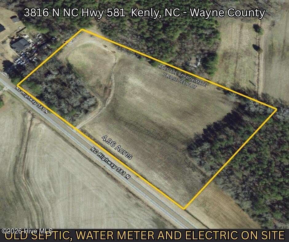 5 Acres of Land for Sale in Kenly, North Carolina