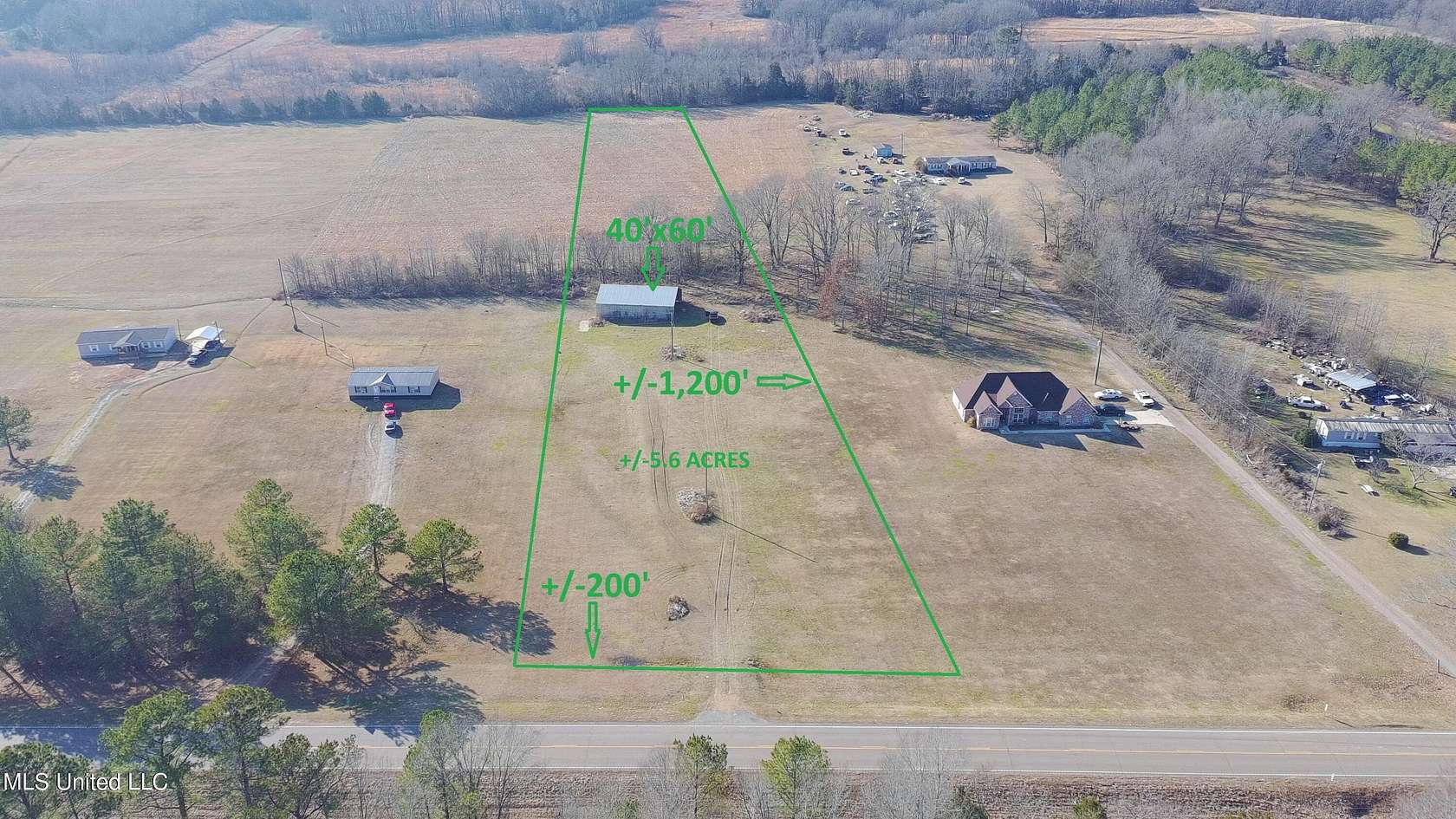 5.6 Acres of Land for Sale in Pickens, Mississippi
