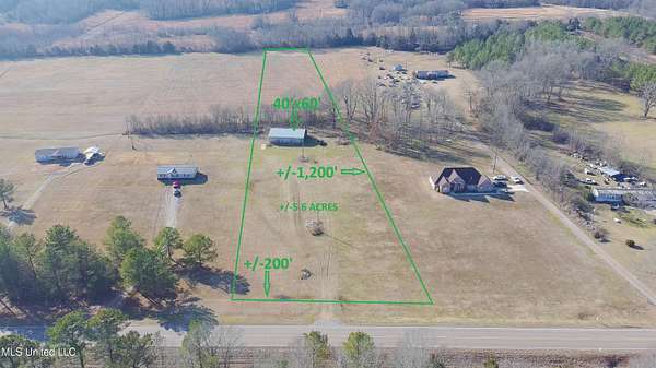 5.6 Acres of Land for Sale in Pickens, Mississippi
