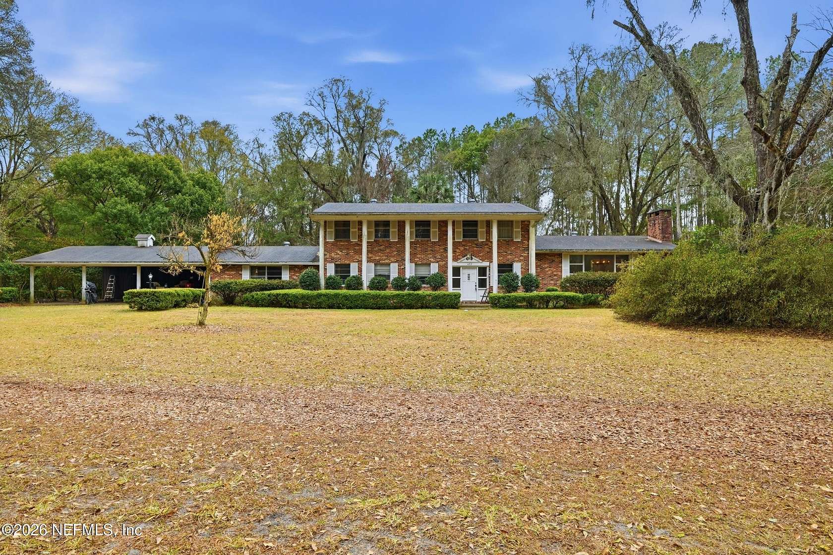 38.6 Acres of Agricultural Land with Home for Sale in Jacksonville, Florida