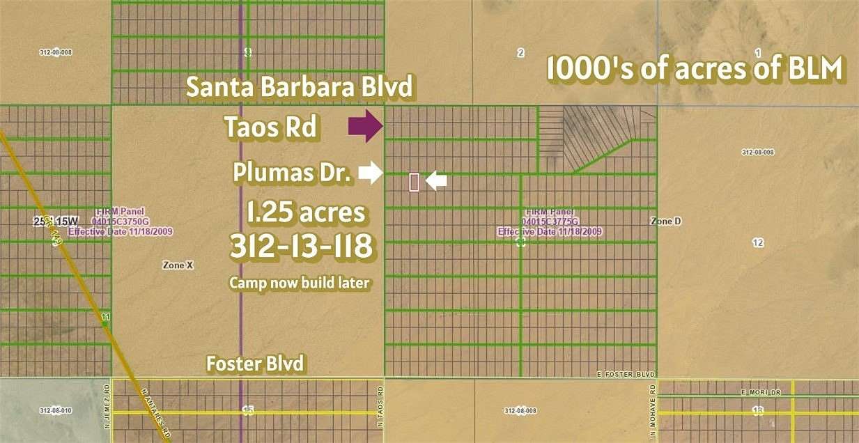 1.25 Acres of Land for Sale in Kingman, Arizona