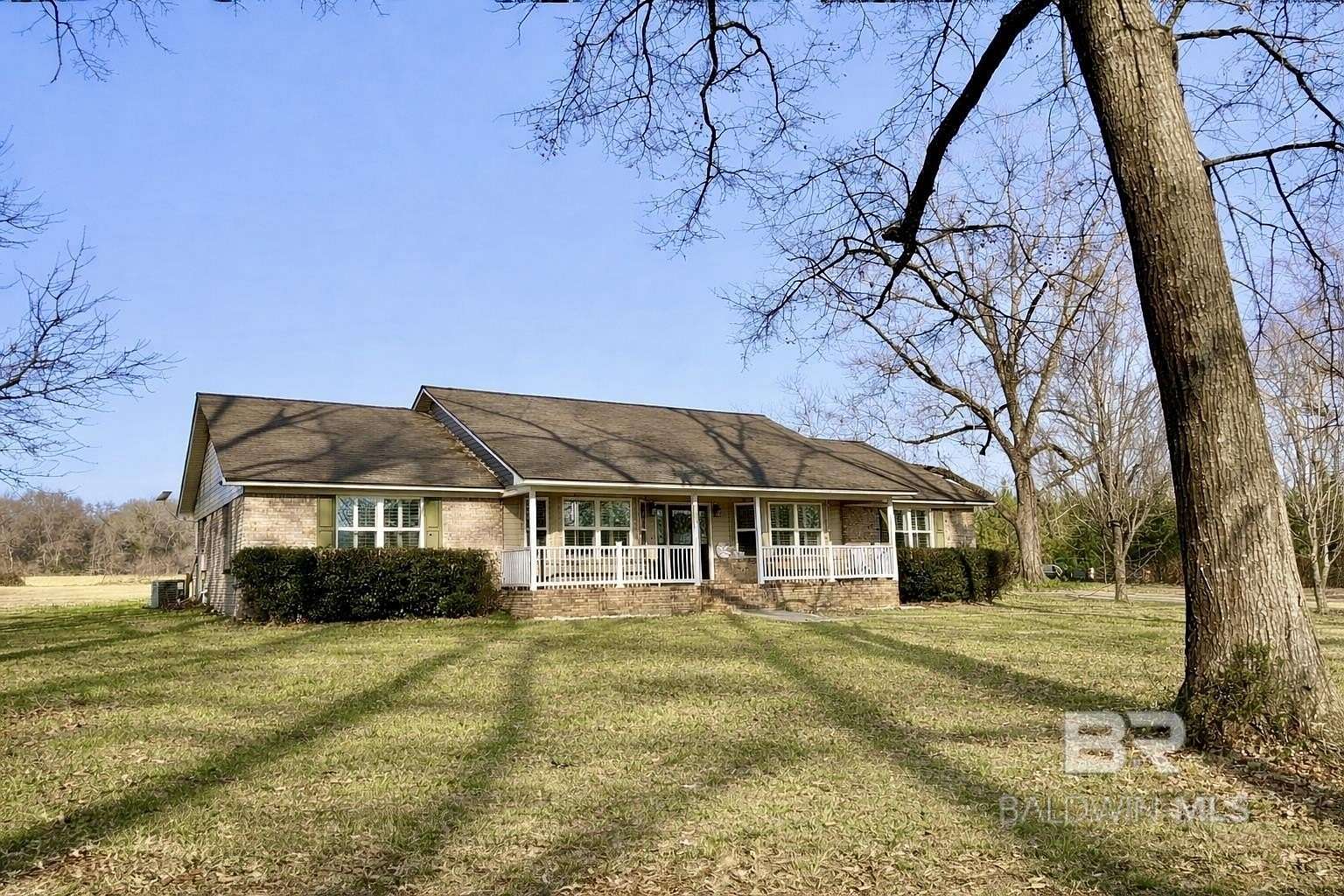 6.85 Acres of Land with Home for Sale in Brewton, Alabama