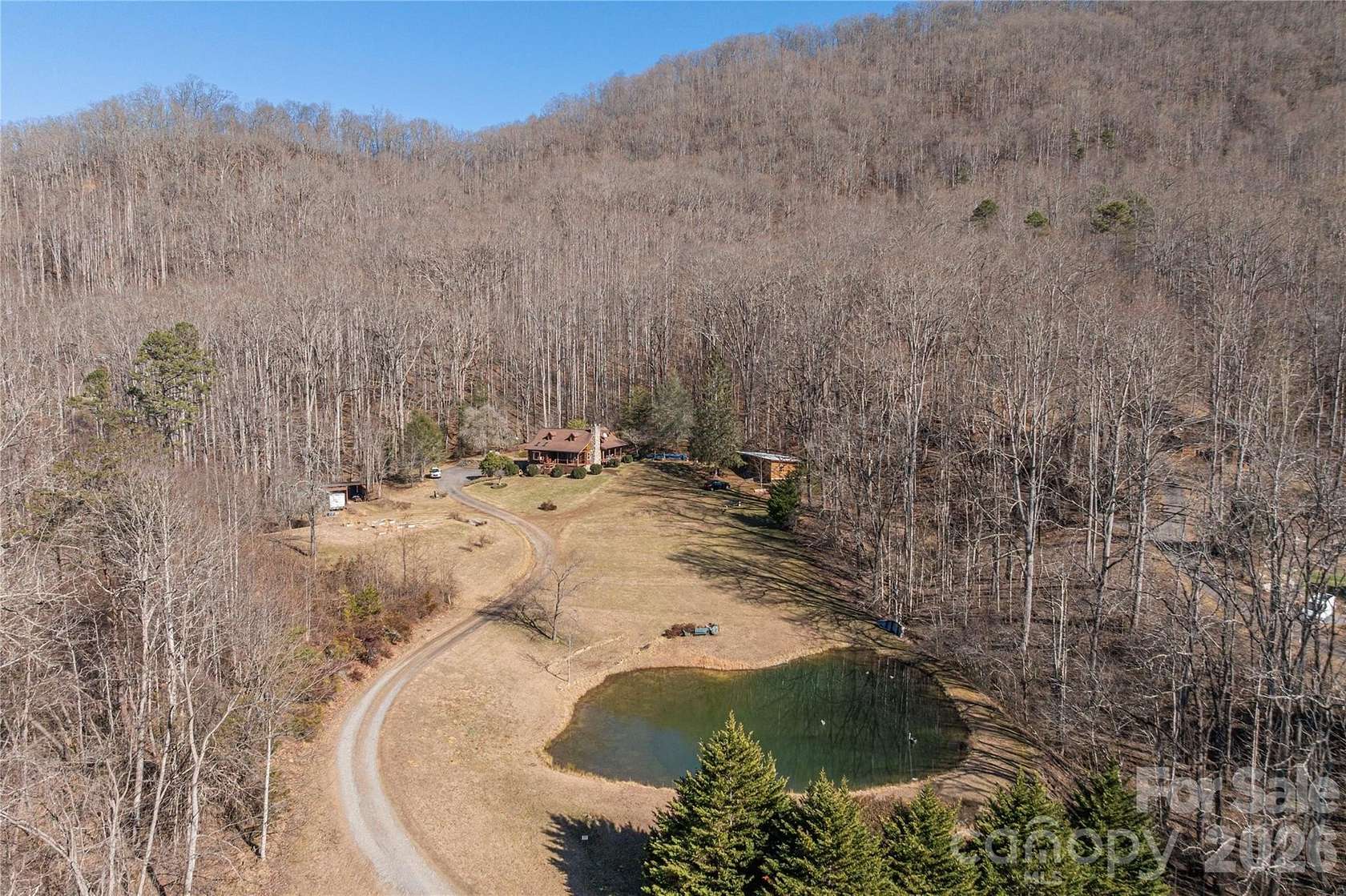17.8 Acres of Land with Home for Sale in Sylva, North Carolina