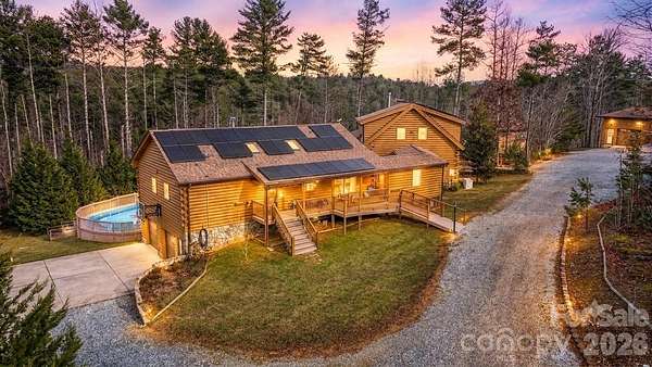 10.5 Acres of Land with Home for Sale in Lenoir, North Carolina