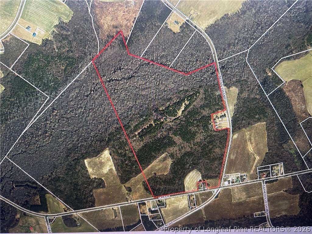 135 Acres of Recreational & Residential Land for Sale in Fairmont, North Carolina