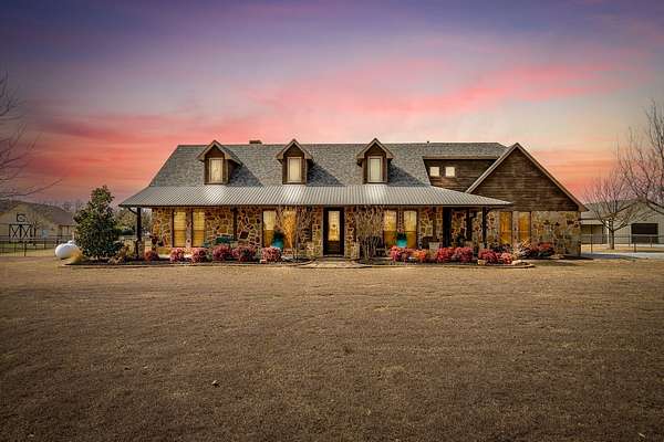 5 Acres of Land with Home for Sale in Rhome, Texas