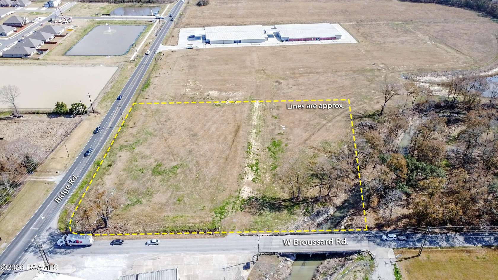3 Acres of Commercial Land for Sale in Lafayette, Louisiana