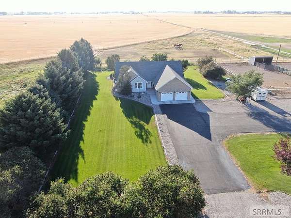 5.52 Acres of Land with Home for Sale in Shelley, Idaho
