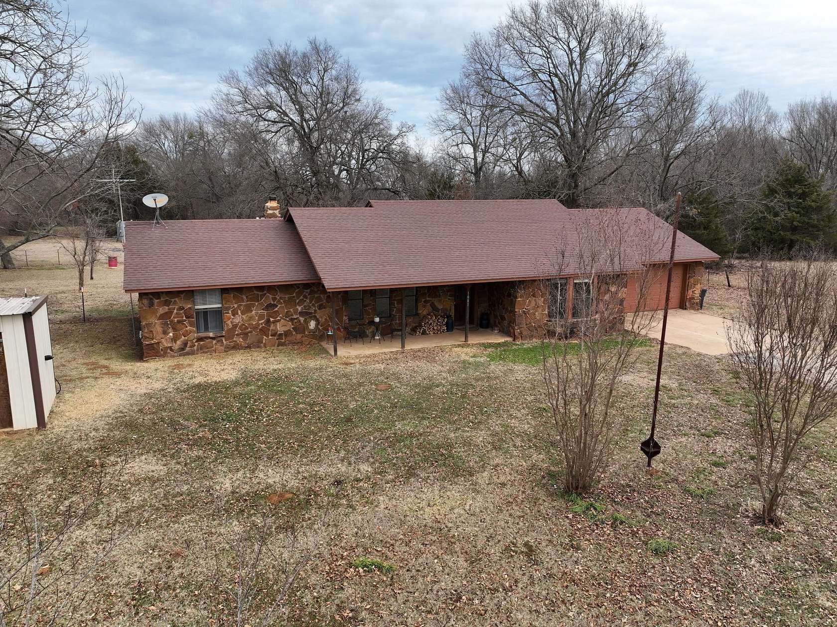 10 Acres of Recreational Land with Home for Sale in Soper, Oklahoma