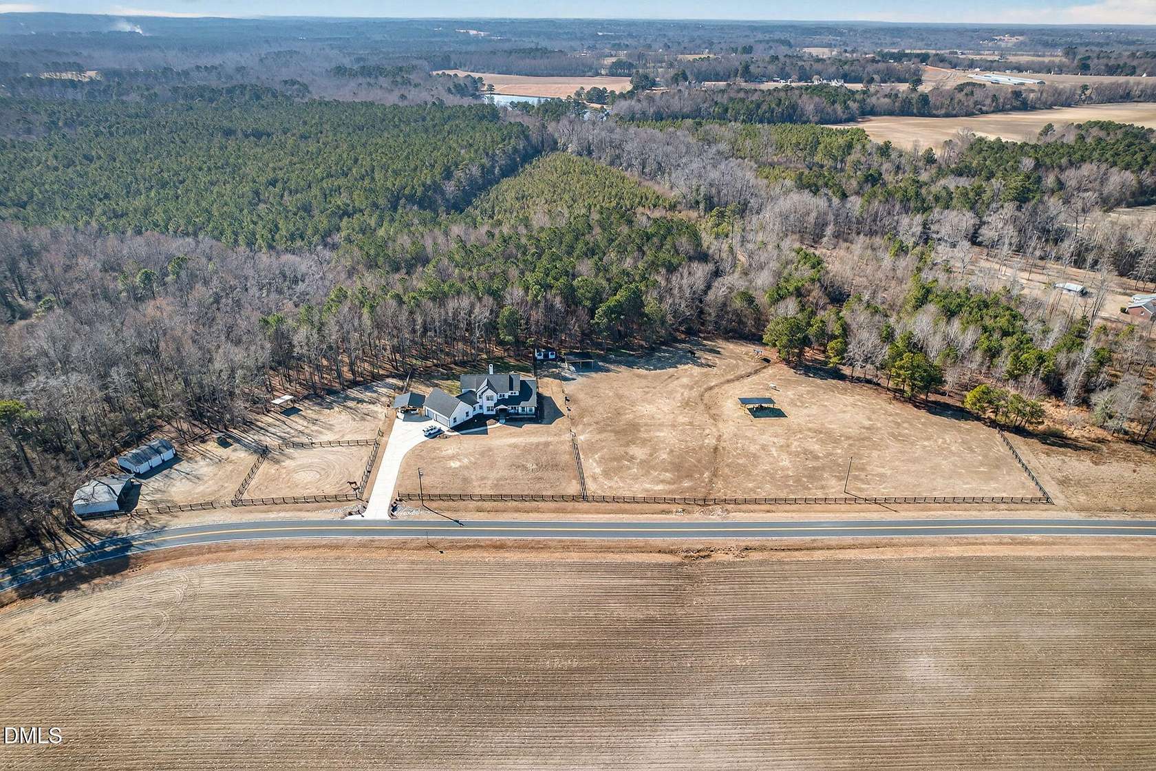 6.2 Acres of Land with Home for Sale in Benson, North Carolina