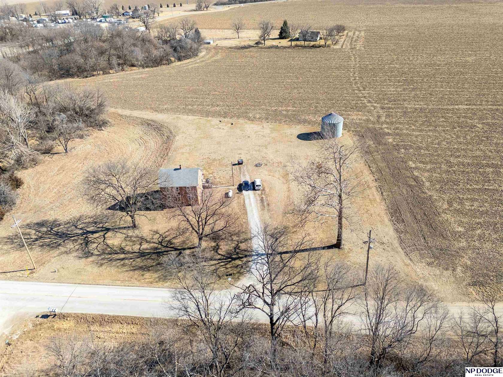 13.5 Acres of Land with Home for Sale in Fort Calhoun, Nebraska