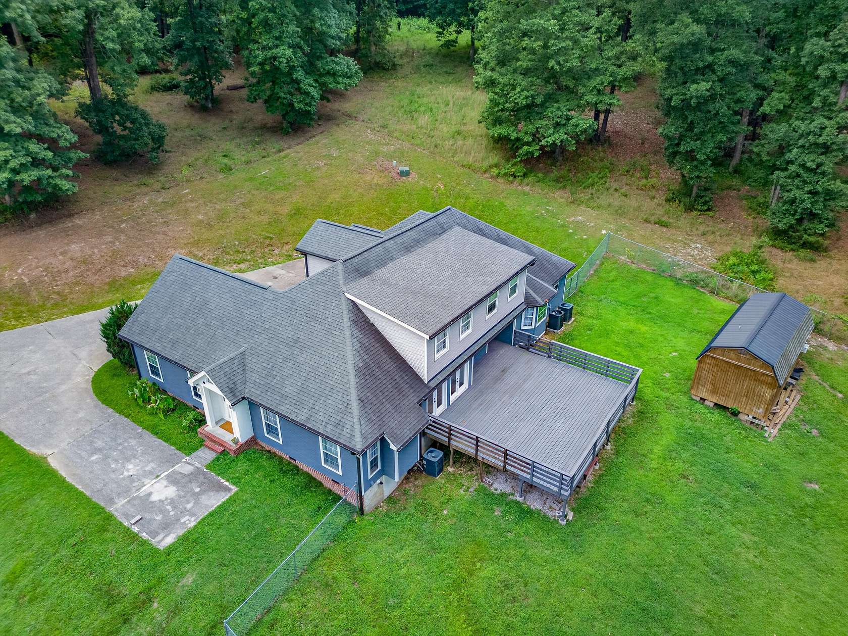 4.8 Acres of Land with Home for Sale in Ringgold, Georgia