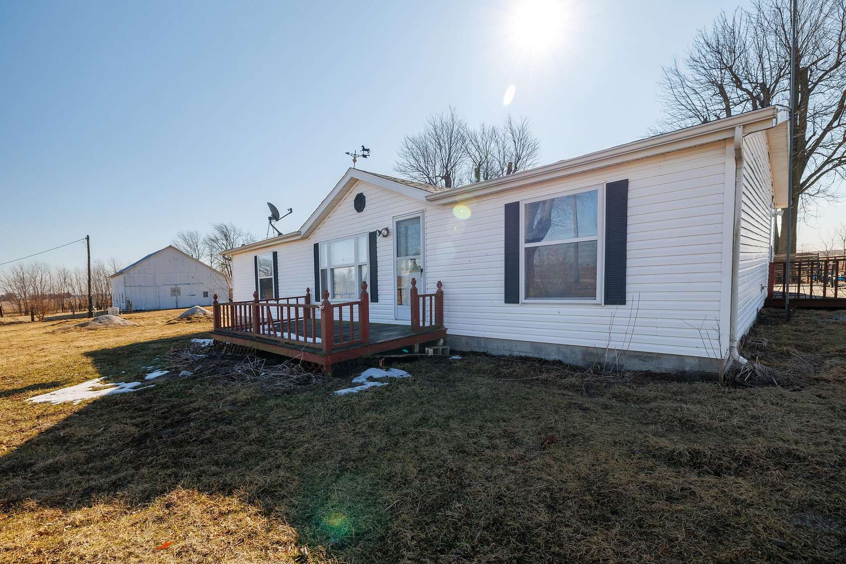 5 Acres of Land with Home for Sale in Morocco, Indiana