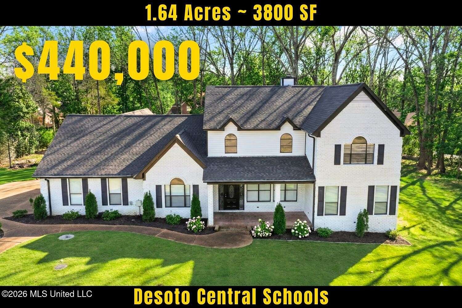 1.64 Acres of Land with Home for Sale in Olive Branch, Mississippi