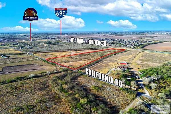 9.64 Acres of Mixed-Use Land for Sale in Los Fresnos, Texas