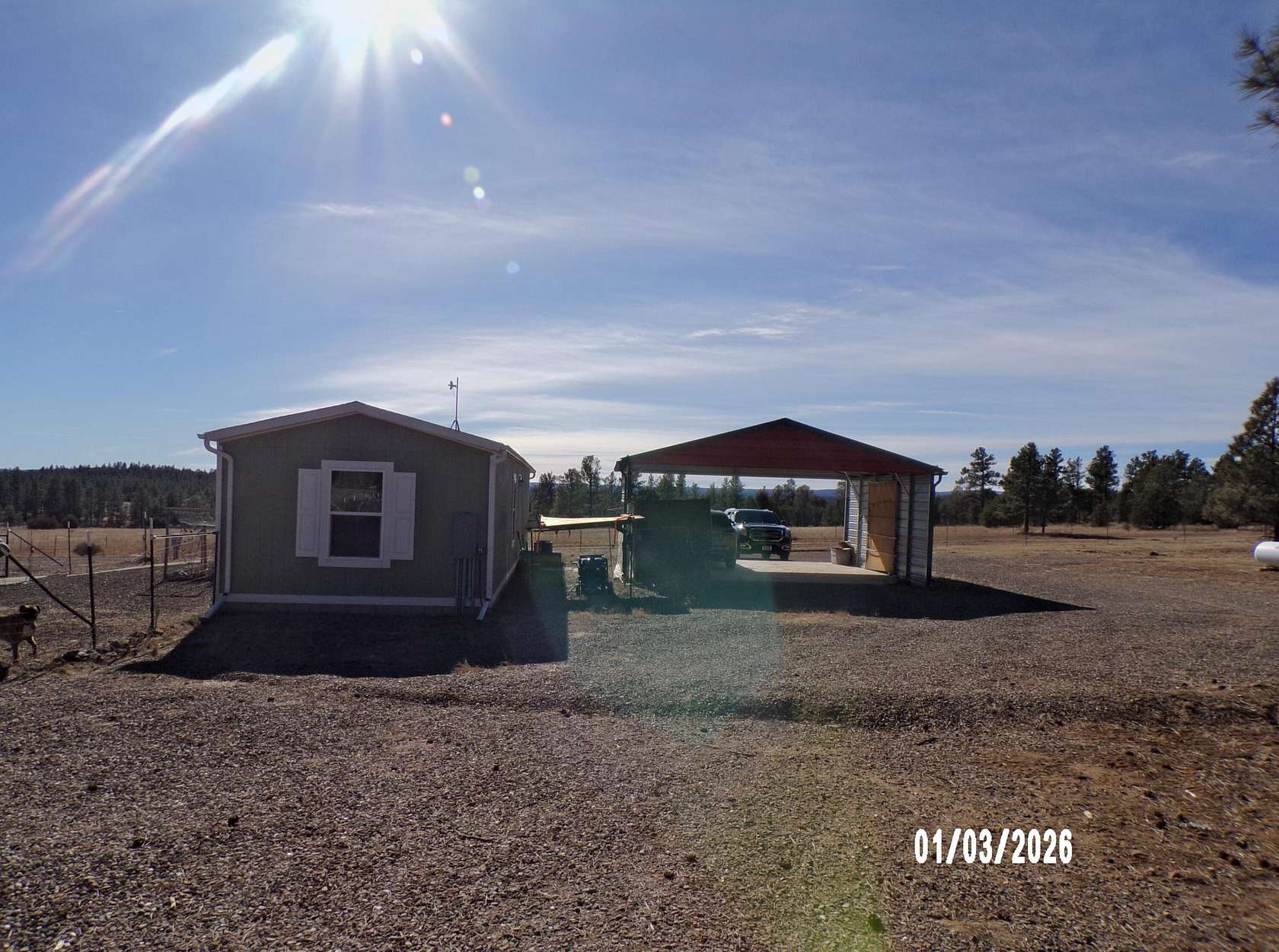 5 Acres of Residential Land with Home for Sale in Weston, Colorado