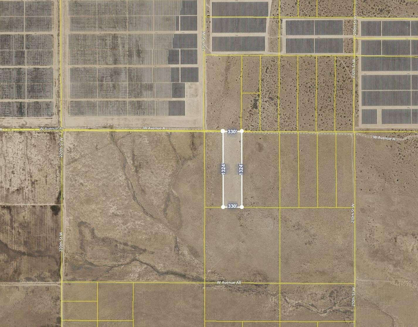 10 Acres of Agricultural Land for Sale in Lancaster, California