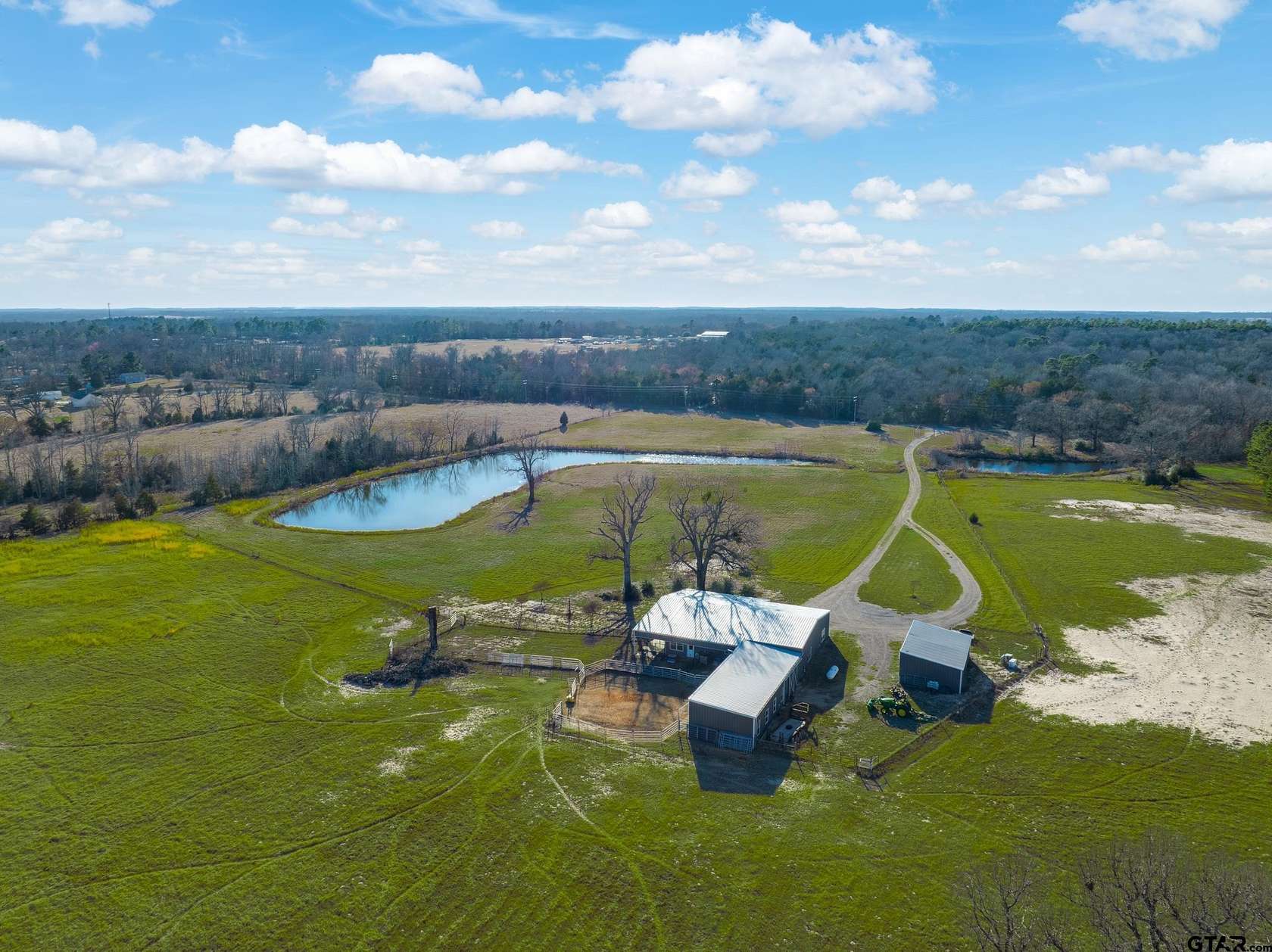 27.6 Acres of Land with Home for Sale in Ben Wheeler, Texas