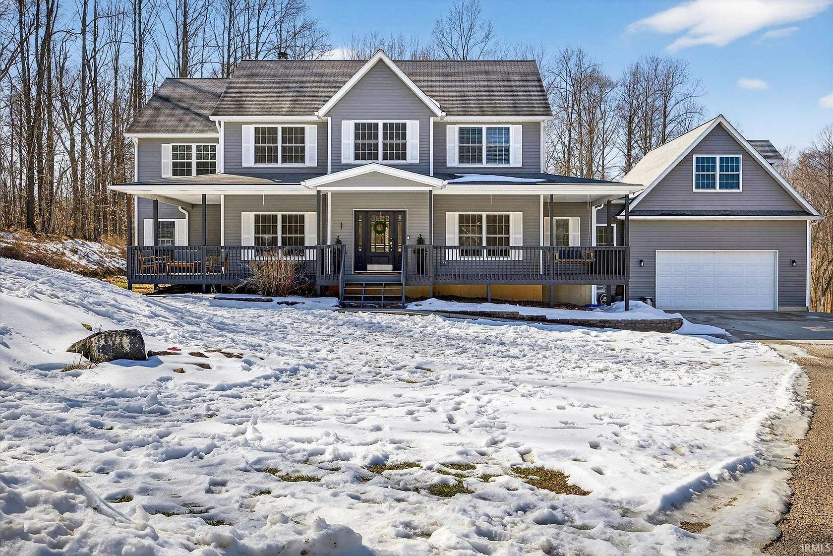 5.4 Acres of Residential Land with Home for Sale in Spencer, Indiana