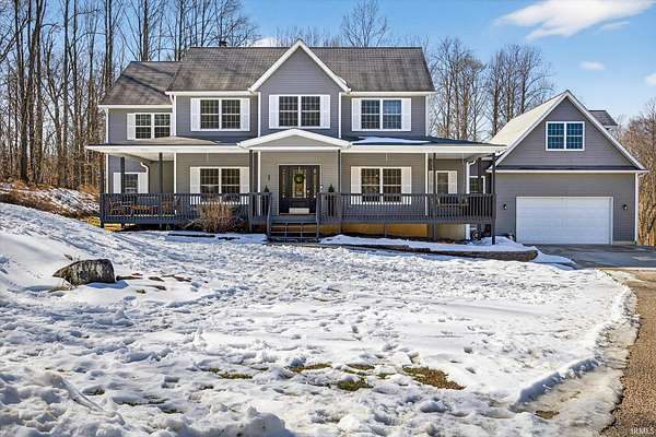 5.4 Acres of Residential Land with Home for Sale in Spencer, Indiana