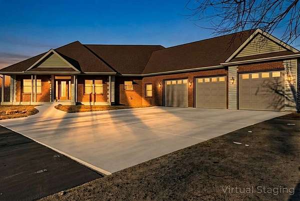 10 Acres of Recreational Land with Home for Sale in Stillman Valley, Illinois