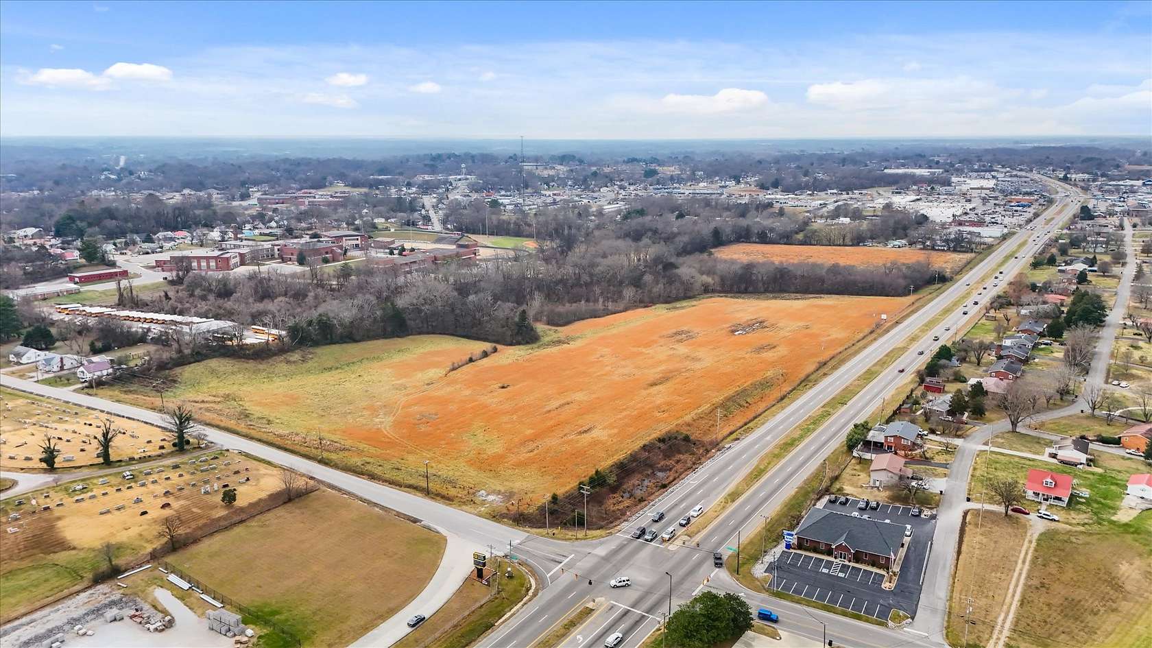 21.4 Acres of Commercial Land for Sale in McMinnville, Tennessee