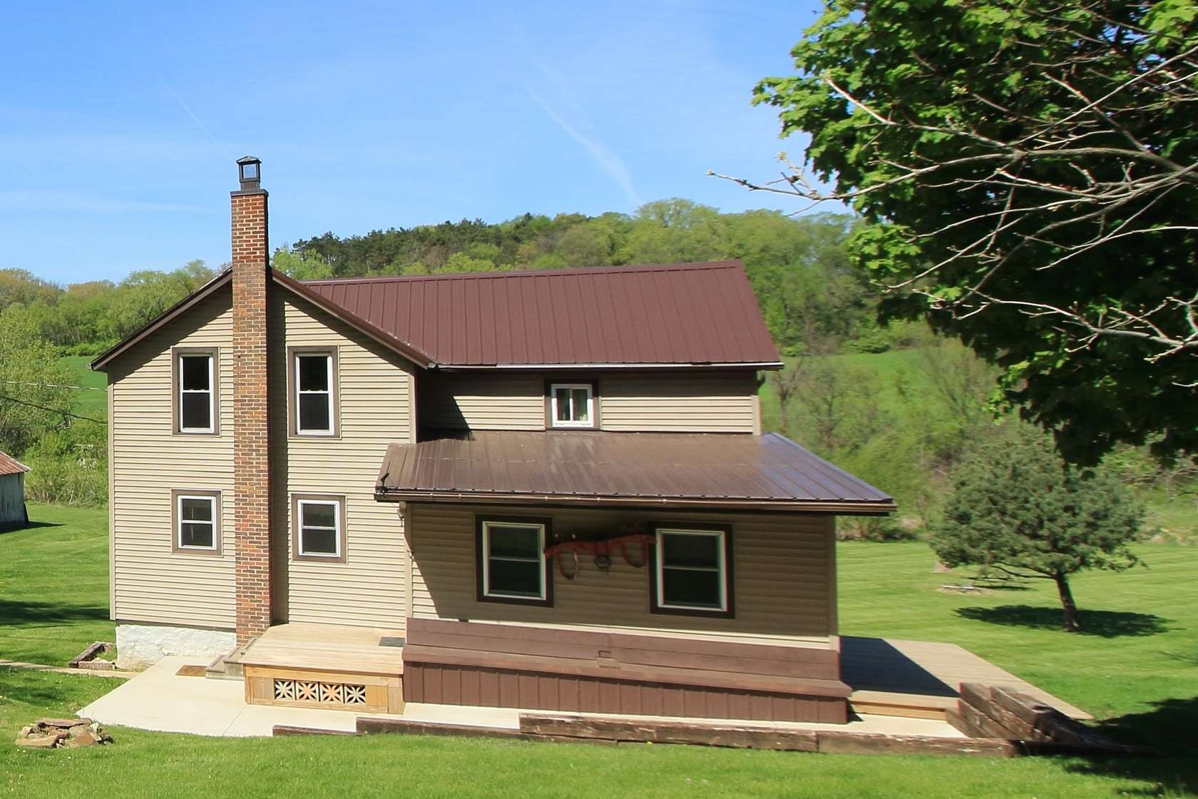 9.15 Acres of Land with Home for Sale in Mount Carroll, Illinois
