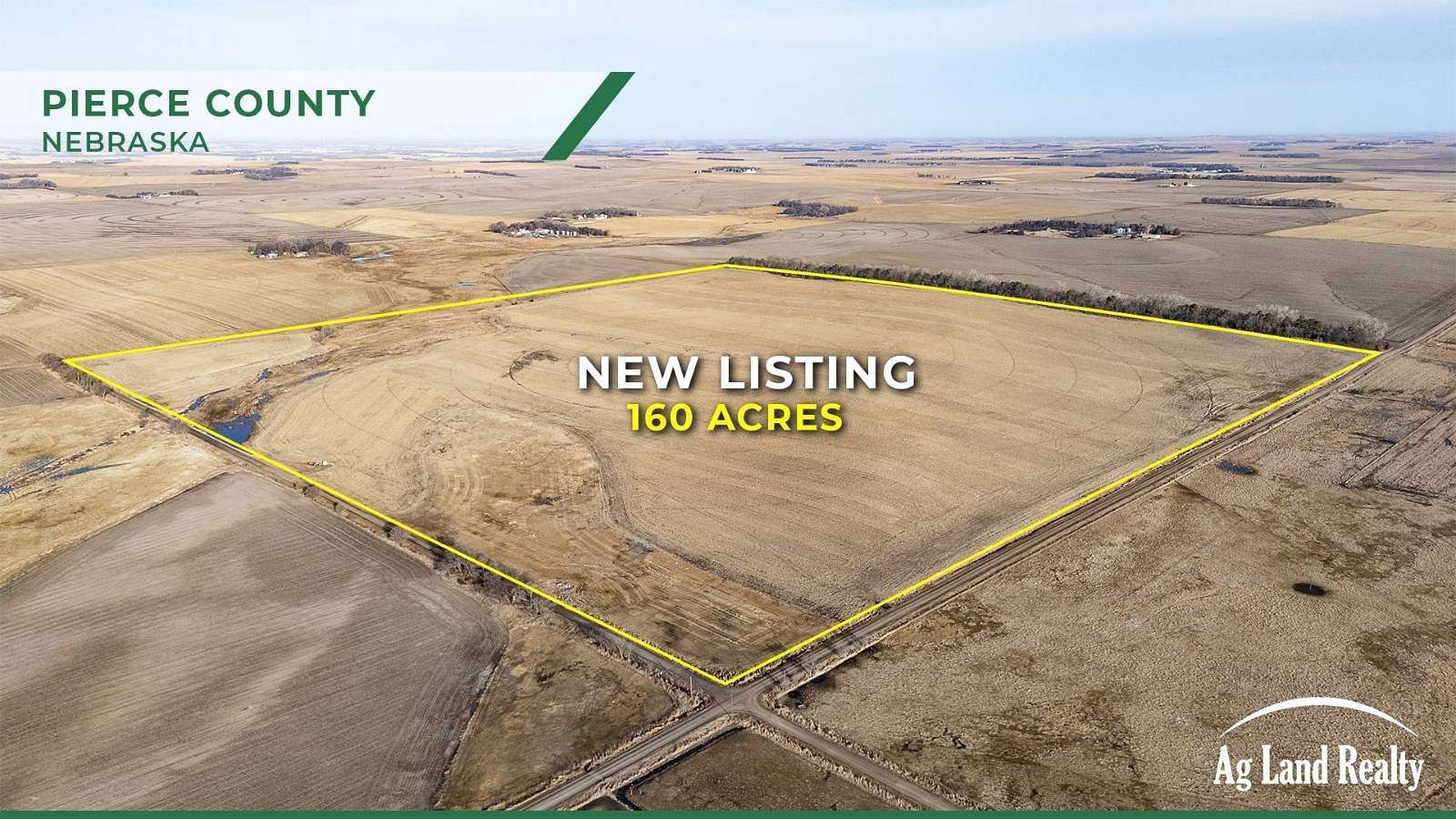 160 Acres of Agricultural & Residential Land for Sale in Plainview, Nebraska