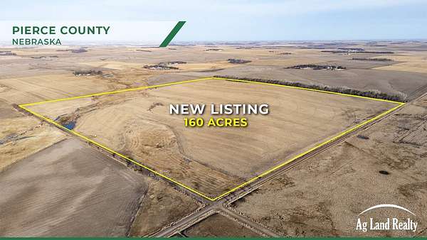160 Acres of Agricultural & Residential Land for Sale in Plainview, Nebraska