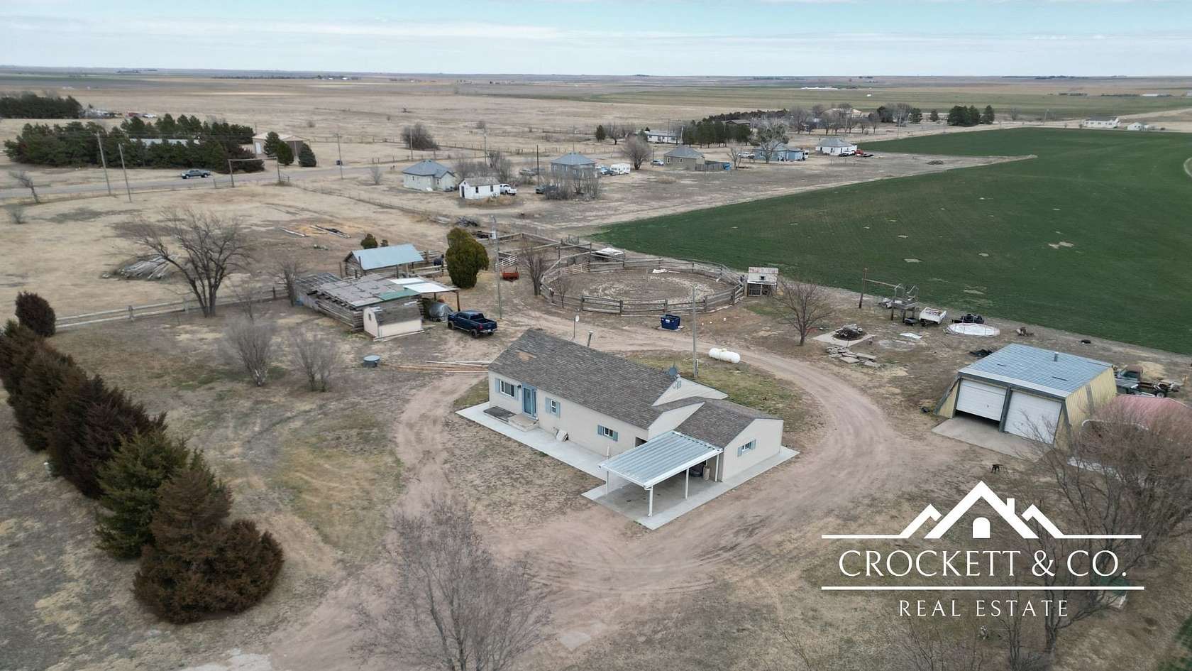 3 Acres of Land with Home for Sale in Garden City, Kansas