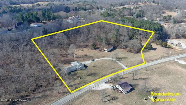 6.25 Acres of Land with Home for Sale in Leitchfield, Kentucky