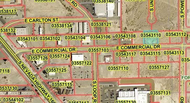 0.45 Acres of Commercial Land for Sale in Pahrump, Nevada