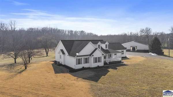 12 Acres of Land with Home for Sale in Linton, Indiana