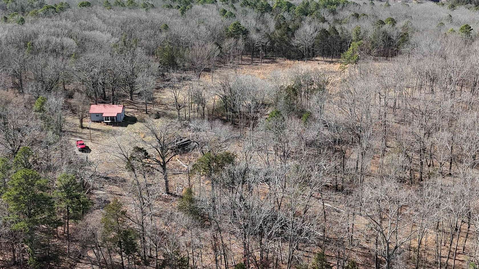 26.5 Acres of Recreational Land with Home for Sale in Wilburn, Arkansas