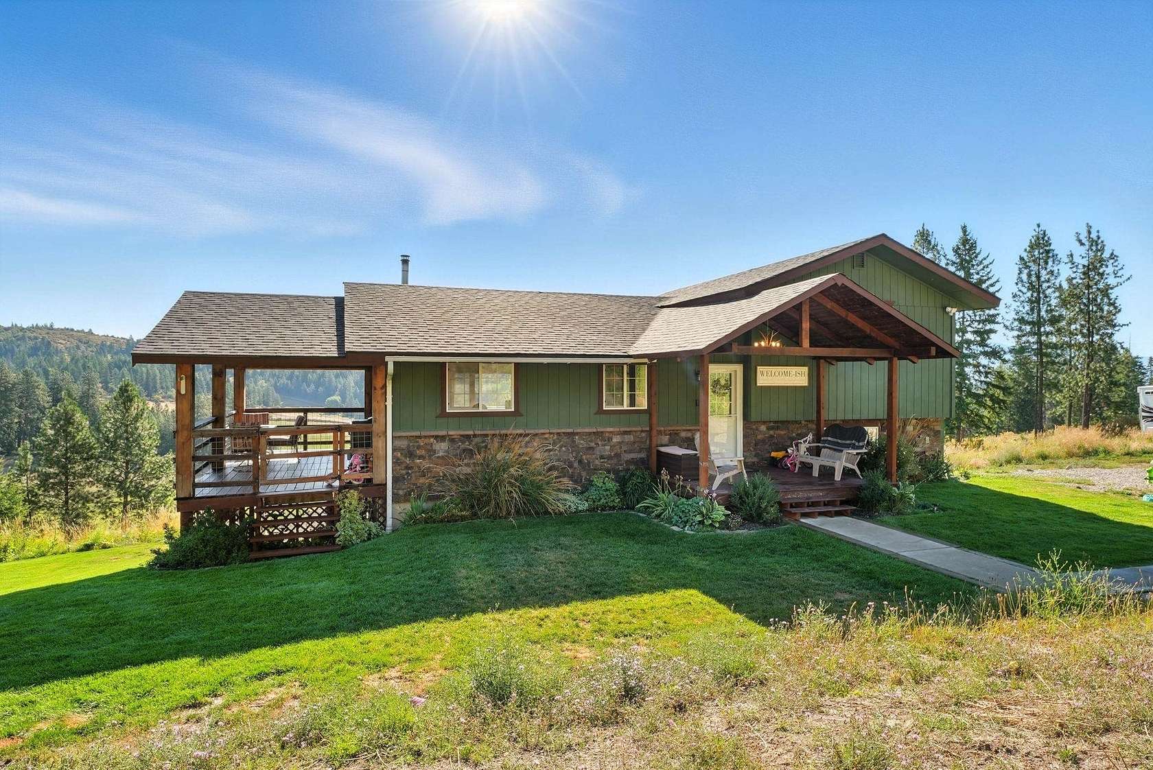 20 Acres of Agricultural Land with Home for Sale in Elk, Washington